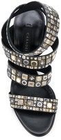 Thumbnail for your product : Casadei Tile Print Strappy Sandals