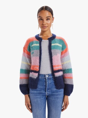brightly coloured cardigans