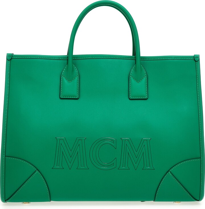 MCM Klara Large Monogrammed Leather Hobo Bag - ShopStyle