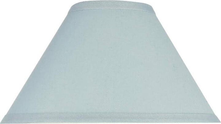Aspen Creative Corporation 11 in. x 7 in. Light Blue Hardback Empire Lamp Shade