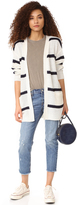 Thumbnail for your product : Cupcakes And Cashmere Ridley Stripe Cardigan