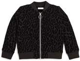 Thumbnail for your product : Design History Girls' Leopard Burnout Bomber Jacket