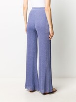 Thumbnail for your product : M Missoni Flared Ribbed Knit Trousers