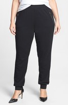 Thumbnail for your product : Sejour Zip Pocket French Terry Sweatpants (Plus Size) (Online Only)