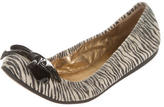 Thumbnail for your product : Kate Spade Suede Zebra Print Flats