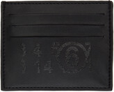 Thumbnail for your product : MM6 MAISON MARGIELA Black Faux-Leather Logo Card Holder
