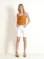Thumbnail for your product : Old Navy Slim White Denim Cuffed Bermudas for Women -- 9-inch inseam