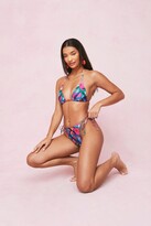 Thumbnail for your product : Nasty Gal Womens Tropical Triangle Bikini Set
