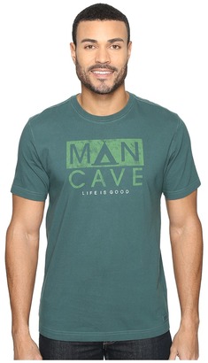 Life is Good Man Cave Tent Crusher Tee Men's T Shirt