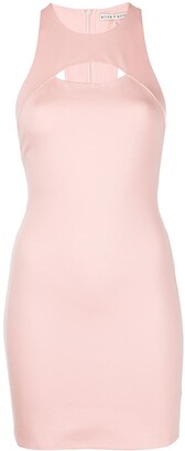 Alice + Olivia Cut-Out Detail Fitted Dress