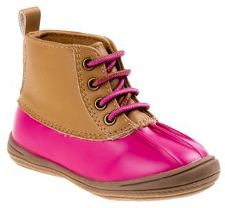 womens pink duck boots