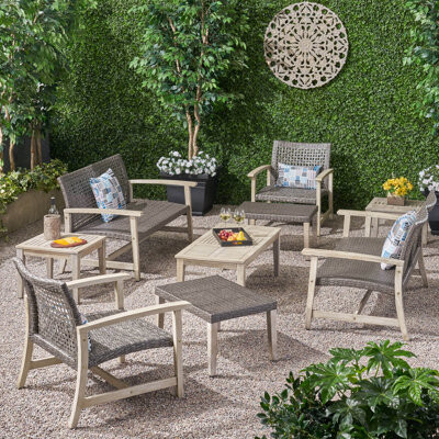 Beachcrest Home Becca 9 Piece Sofa Seating Group