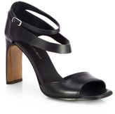 Thumbnail for your product : CNC Costume National Leather Double-Strap Sandals