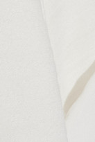 Thumbnail for your product : Burberry Slub wool-blend jersey and silk-chiffon T-shirt