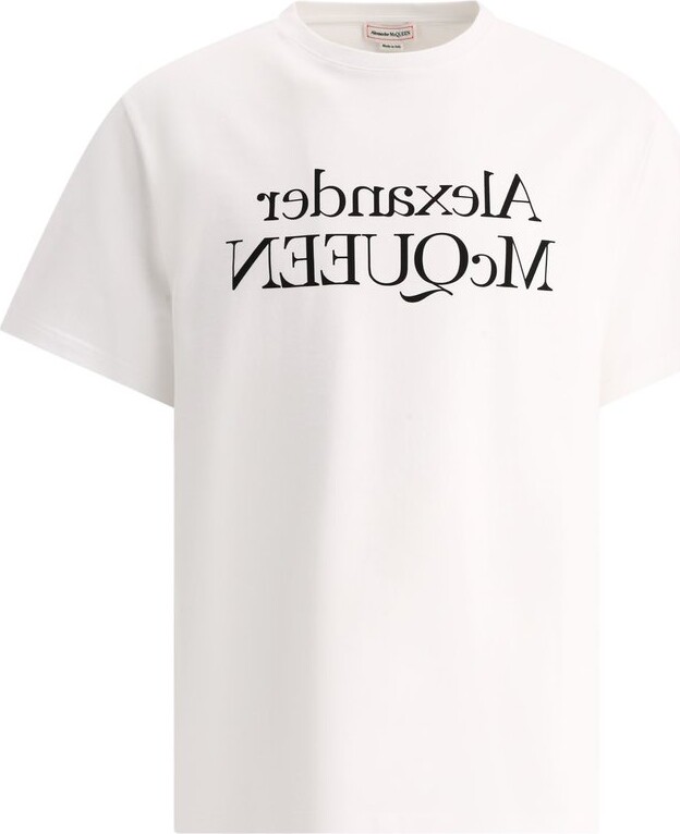 Alexander McQueen Logo Printed Crewneck T-Shirt