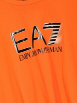 Thumbnail for your product : EA7 Emporio Armani logo-print cotton T-shirt