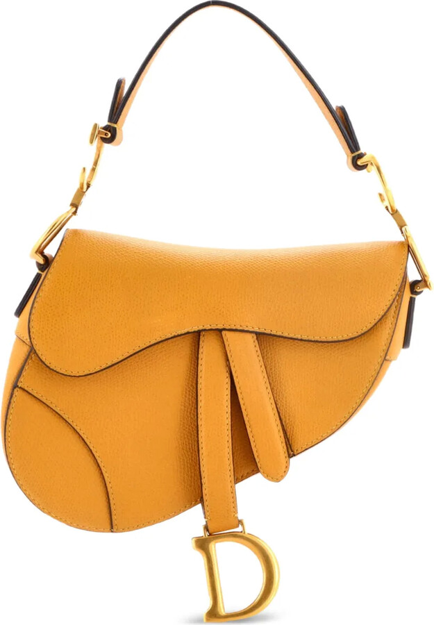 Christian Dior Pre-Owned Saddle Handbag Leather Mini shoulder bag