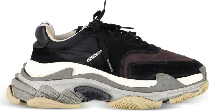 Balenciaga Pre-Owned Triple S suede sneakers