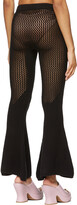 Thumbnail for your product : Isa Boulder Black Through Flared Lounge Pants