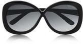 Thumbnail for your product : Tom Ford Round-frame acetate sunglasses