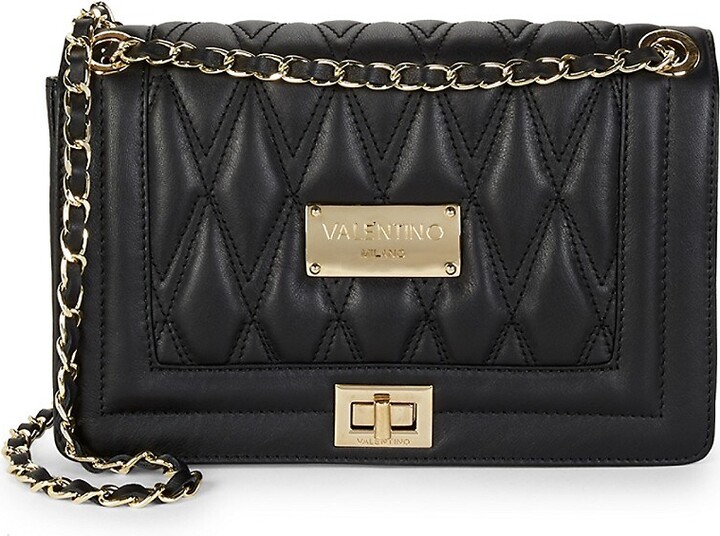 Valentino by Mario Quilted Leather Shoulder Bag - ShopStyle