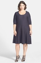 Thumbnail for your product : Nic+Zoe 'Twirl' Fit & Flare Dress (Plus Size)