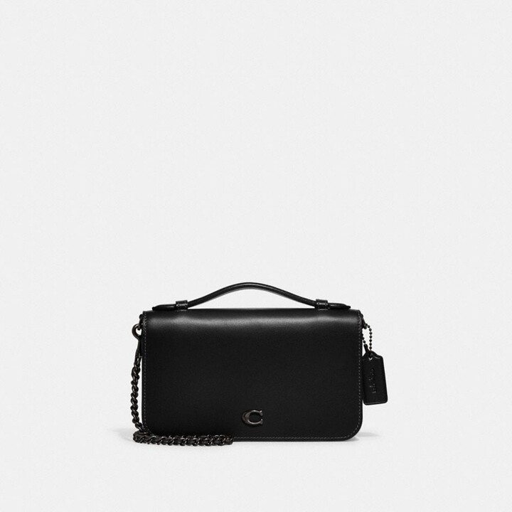VIMODA – Paris Pewter Leather Clutch Shoulder Bag Purse