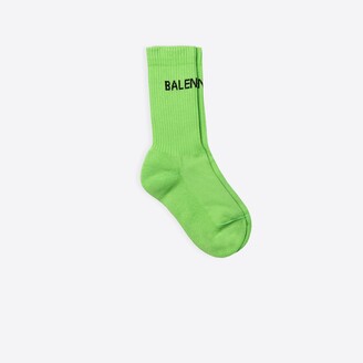 black and green balenciaga socks