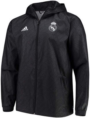 white adidas windbreaker mens