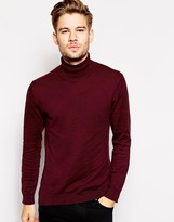Thumbnail for your product : Selected Cotton Roll Neck Jumper