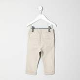 Thumbnail for your product : River Island Mini boys stone chino trousers