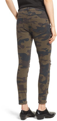Tinsel Ripped Camouflage Jeggings