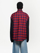 Thumbnail for your product : Balenciaga Patched Sleeve Shirt