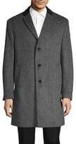 Thumbnail for your product : Calvin Klein X-Fit Slim Wool-Blend Coat