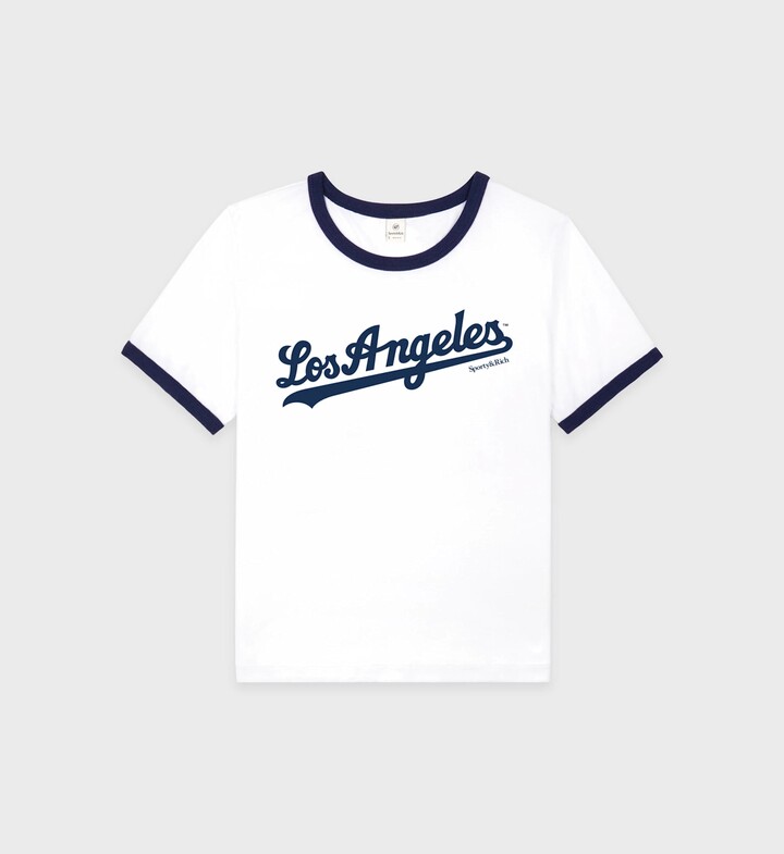 Sporty & Rich Dodgers Ringer Tee