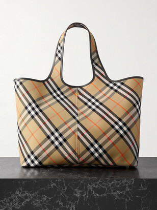 Burberry Embroidered Nylon Mini Peg Handbag - ShopStyle Tote