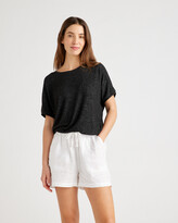 Thumbnail for your product : Quince Brushed Short Sleeve Lounge T-Shirt