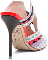 Thumbnail for your product : Sophia Webster Riko Leather Mule 100mm Heels