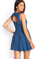 Thumbnail for your product : Forever 21 Embroidered Floral Cutout Dress