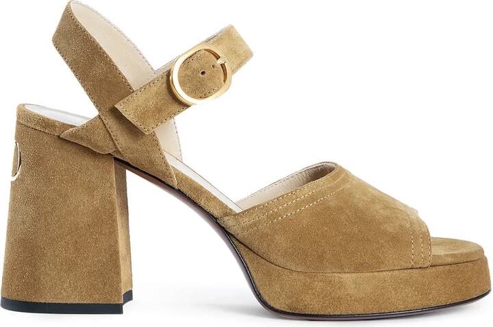 Fawcette platform crust leather sandals