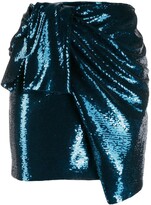 Thumbnail for your product : Amen Sequin-Embellished Mini Skirt