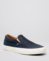 Thumbnail for your product : Vans Classic Leather Slip On Sneakers
