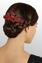 Thumbnail for your product : Dolce & Gabbana Swarovski crystal-embellished hair comb