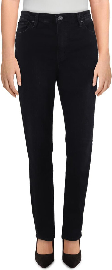 Silver Jeans Co. Womens Pocket Denim Straight Leg Jeans