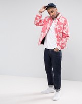 Thumbnail for your product : ASOS Coach Jacket in Washed Pink Camo Print