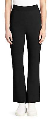 Stella McCartney Women's Compact Knit Ankle Slit Pants