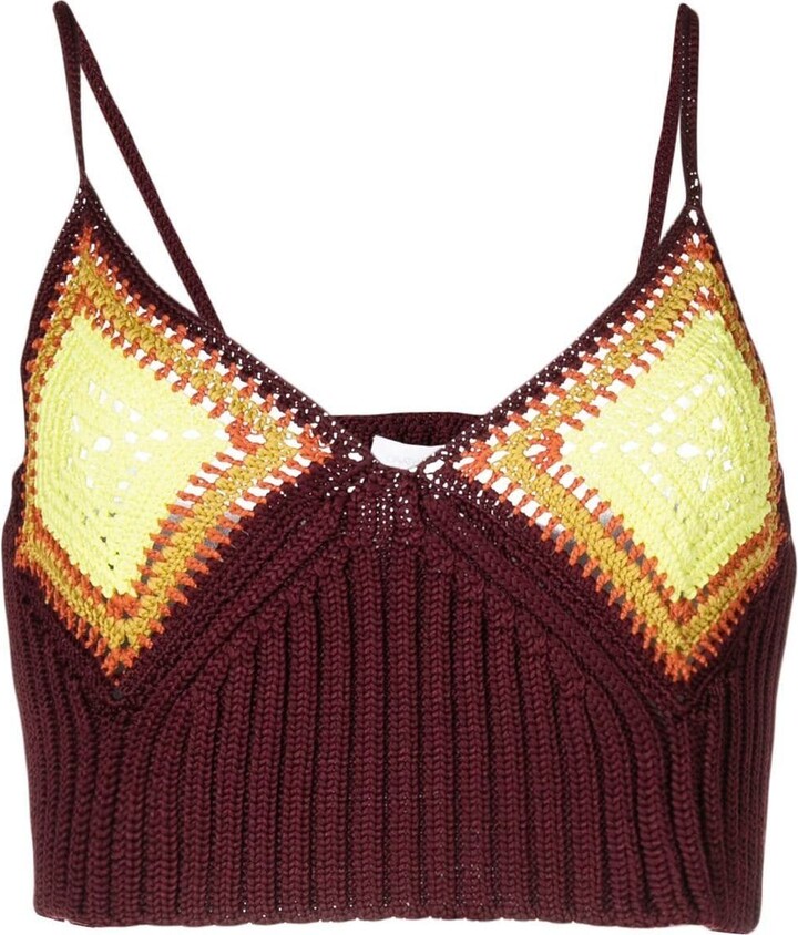Simkhai Crochet-Knit Bralette - ShopStyle Knitwear