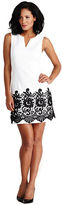 Thumbnail for your product : Ali Ro Embroidered Hem Shift Dress