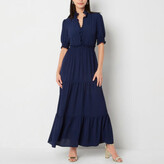 Thumbnail for your product : LONDON STYLE Short Sleeve Maxi Dress