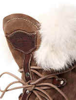Thumbnail for your product : EL VAQUERO 70mm Leia Lapin Fur & Suede Boots